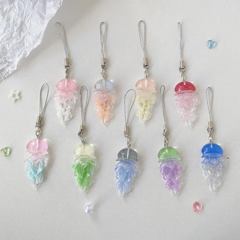 Car Accessories Bangkok - Creative Jelly สีแมงกะพรุน Charm พวงกุญแจ Y2K