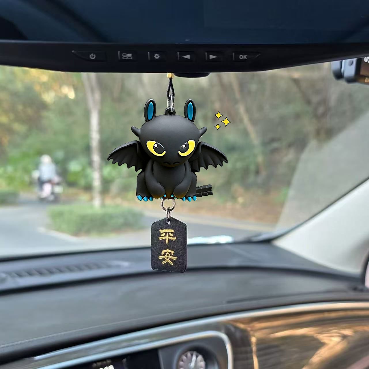 Car Accessories For Dashboard - ตุ๊กตาแขวนในรถรูปฟันน้ำตาล, ของเล่นตุ๊กตาการ์ตูนน่ารัก, ของเล่นแปลกใหม่สำหรับตกแต่งรถยนต์, ของตกแต่งบนแผงหน้าปัด, ของขวัญวันหยุดสำหรับเพื่อน