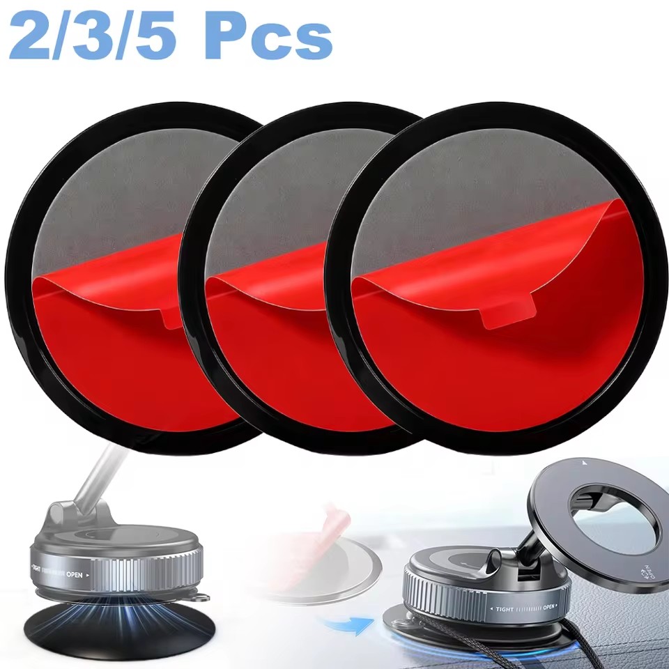 Car Accessories For Dashboard - ชุดแผ่นกาวติดตั้งอเนกประสงค์สำหรับยึดติดกระจกรถยนต์ ใช้แทนที่ที่ยึดกล้องติดรถยนต์ ที่วางโทรศัพท์บนกระจกหน้ารถ