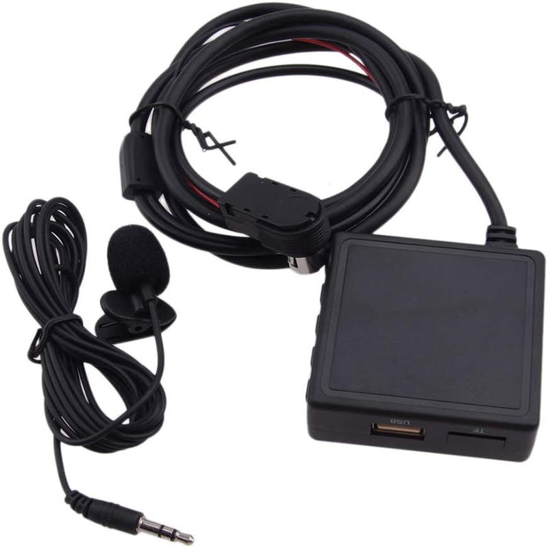 Car Accessories Jvc - ไมค์เสียงสายเคเบิลอะแดปเตอร์แบบ USB 5.0 AUX บลูทูธเหมาะสำหรับอัลไพน์ Ai-NET