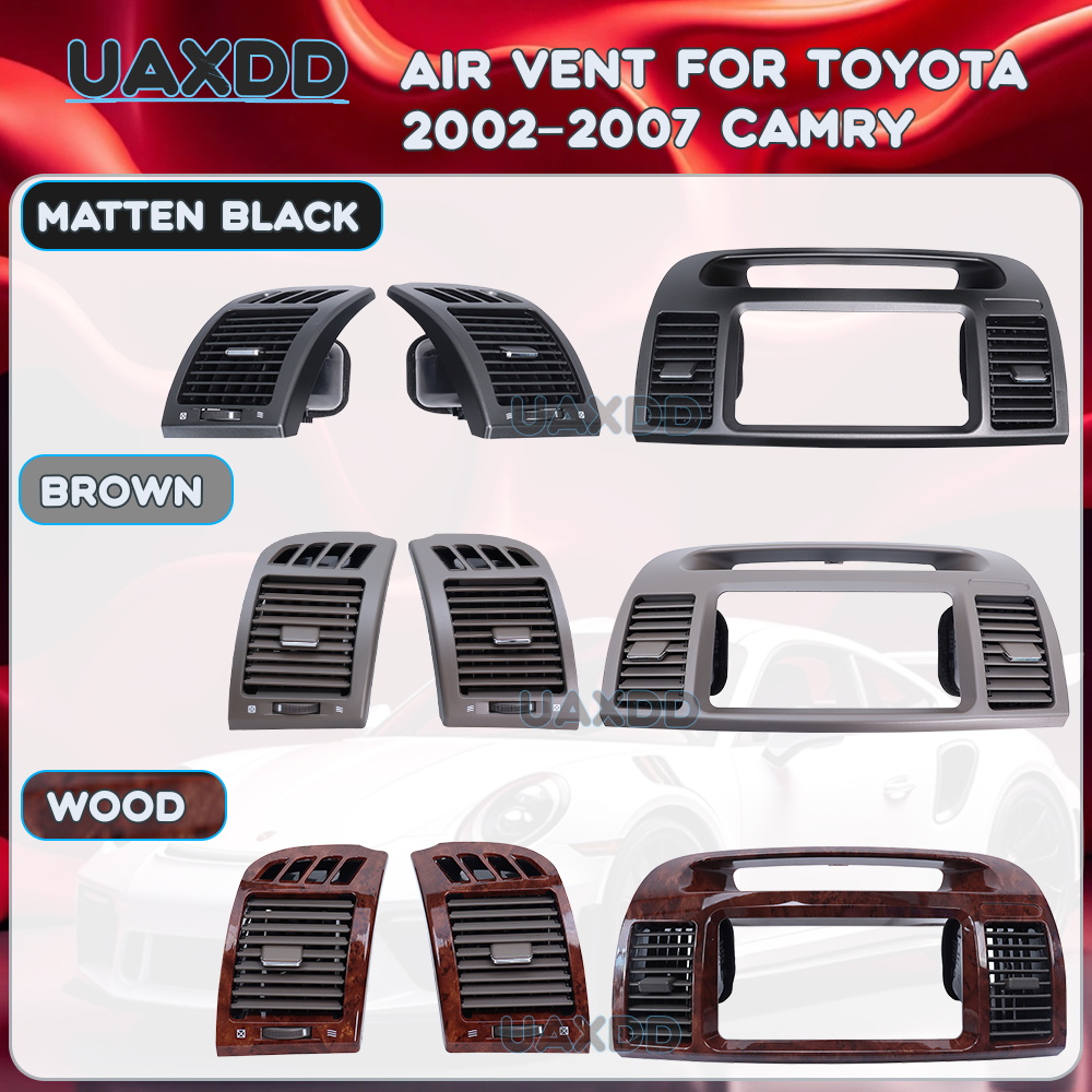 Car Accessories For Dashboard - ช่องระบายอากาศสำหรับรถยนต์โตโยต้าแคมรี่ ปี 2002-2007 อุปกรณ์ตกแต่งภายในห้องโดยสาร ช่องแอร์ แผงหน้าปัด