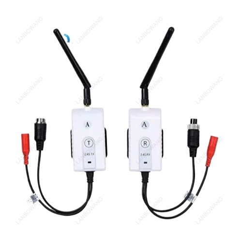 Rear Camera For Car - ตัวรับสัญญาณไร้สายดิจิตอล 2.4G กันน้ำ สำหรับส่งสัญญาณภาพถอยหลัง ใช้งานได้กับกล้องมองหลังรถยนต์ความละเอียดสูงที่ติดตั้งในรถยนต์