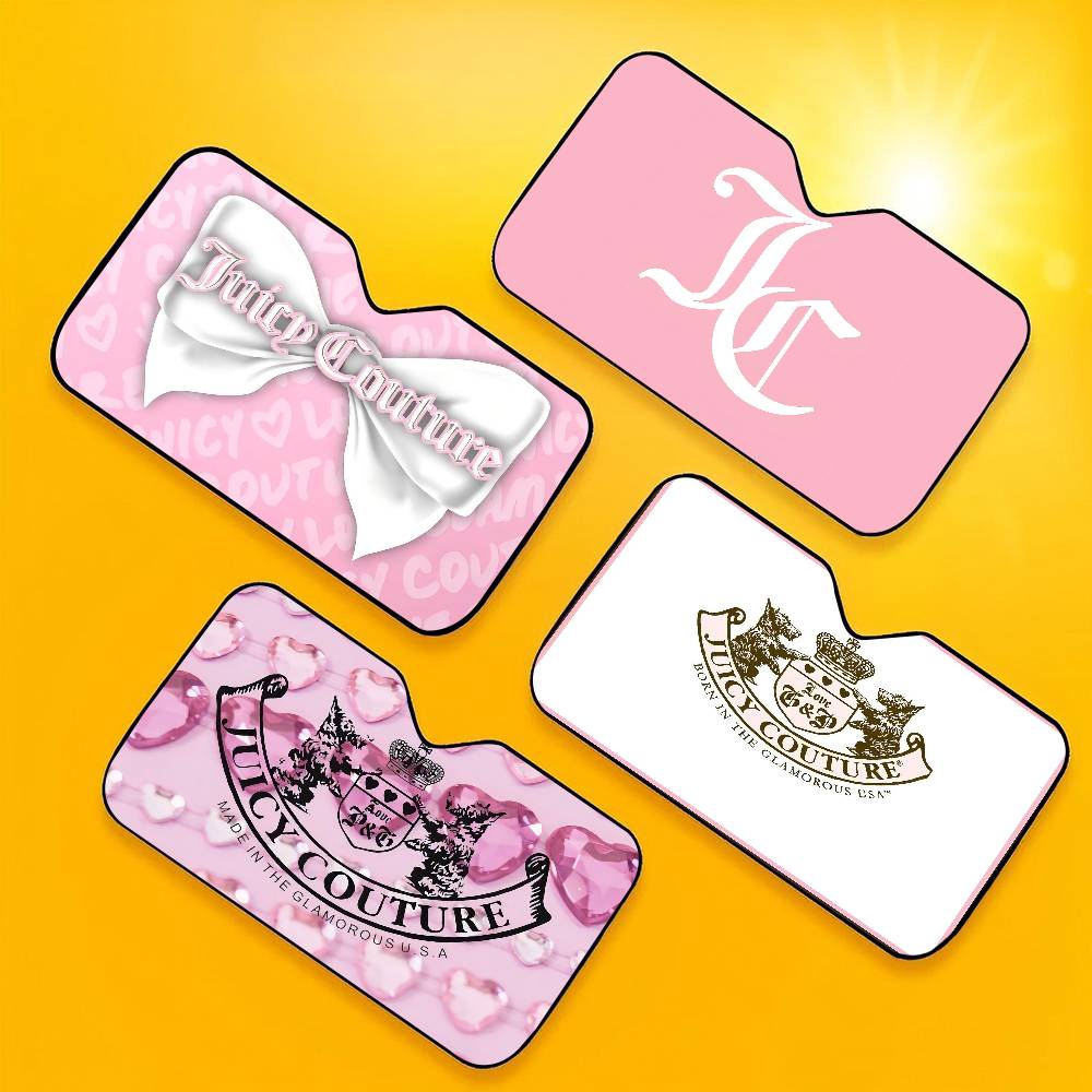 Car Accessories Juicy Couture - ที่บังแดดหน้ารถยนต์ J-Juicy Cool C- Couture ลายอนิเมะ