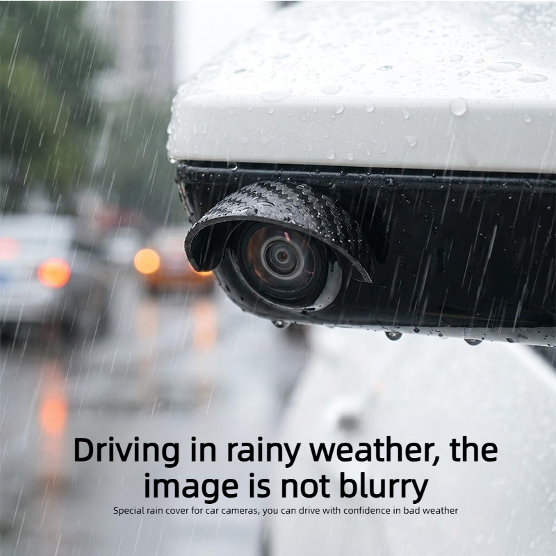 Rear Camera For Car - ตัวป้องกันเลนส์กล้องติดรถยนต์ ฝาครอบกันฝนสำหรับกล้องมองหลัง กันน้ำ กันฝุ่น ป้องกันรอยขีดข่วน ปลอกป้องกันกล้อง