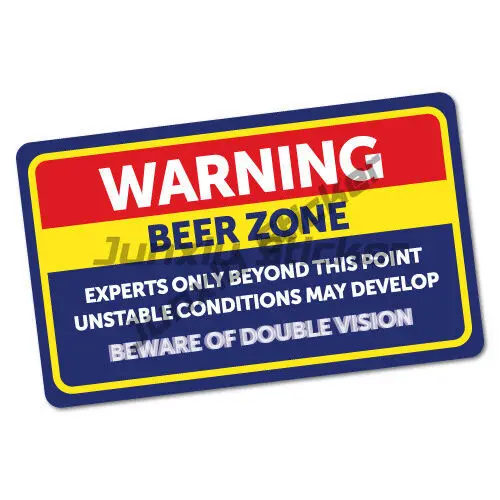 คําเตือน Beer Zone สติกเกอร์แล - Car Accessories Zone บทวิจารณ์และราคา