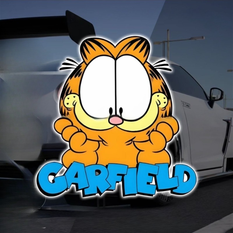สติ๊กเกอร์ติดรถยนต์การ์ฟิลด์ลา - Car Accessories Sticker บทวิจารณ์และราคา
