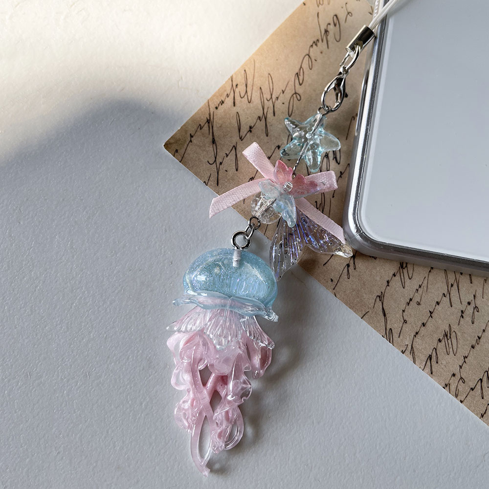 สีฟ้าแมงกะพรุนสีชมพู Charm ปลา - Car Accessories Bangkok บทวิจารณ์และราคา