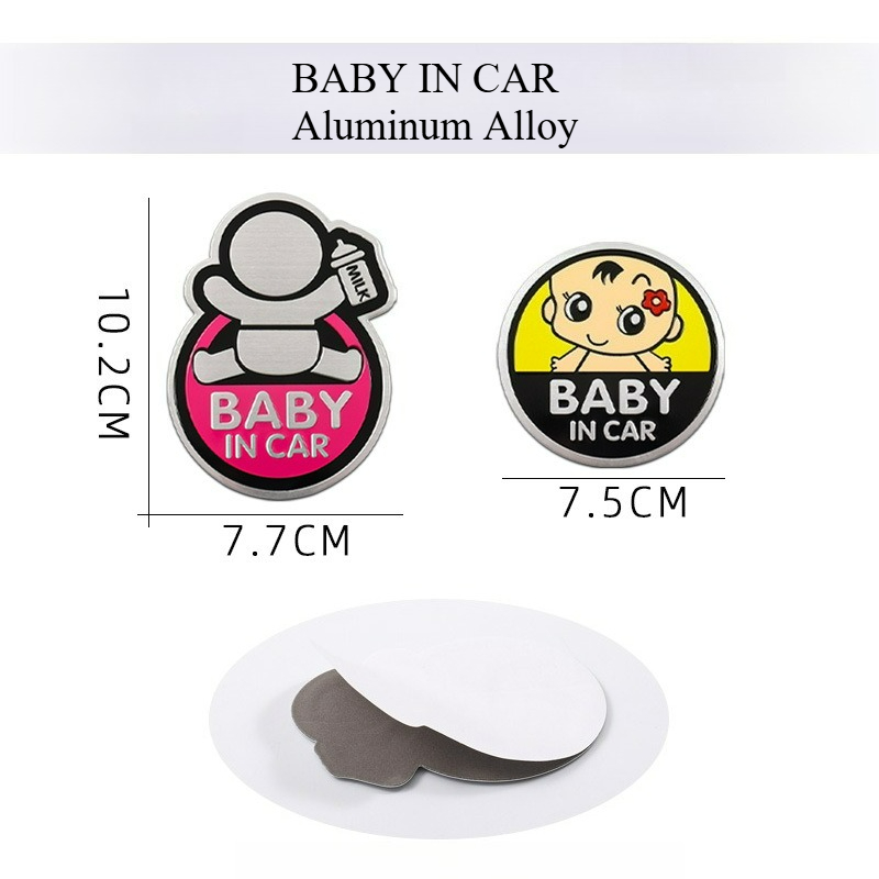 สติ๊กเกอร์เตือนในรถยนต์ อลูมิเ - Car Accessories Sticker บทวิจารณ์และราคา