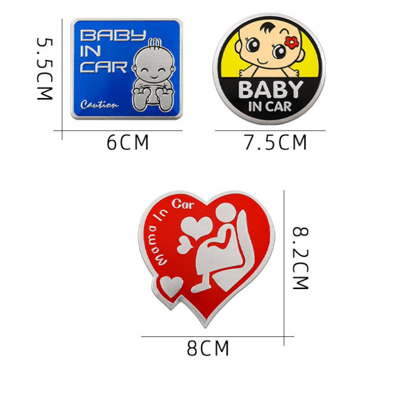 สติ๊กเกอร์เตือนในรถยนต์ อลูมิเ - Car Accessories Sticker บทวิจารณ์และราคา