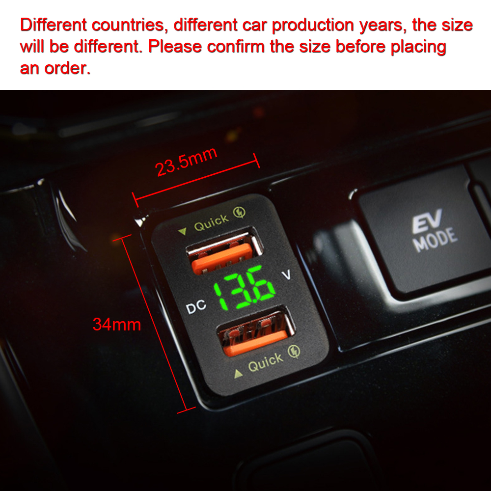 LED รถอุปกรณ์เสริม Power Adapt - Car Accessories Qc บทวิจารณ์และราคา
