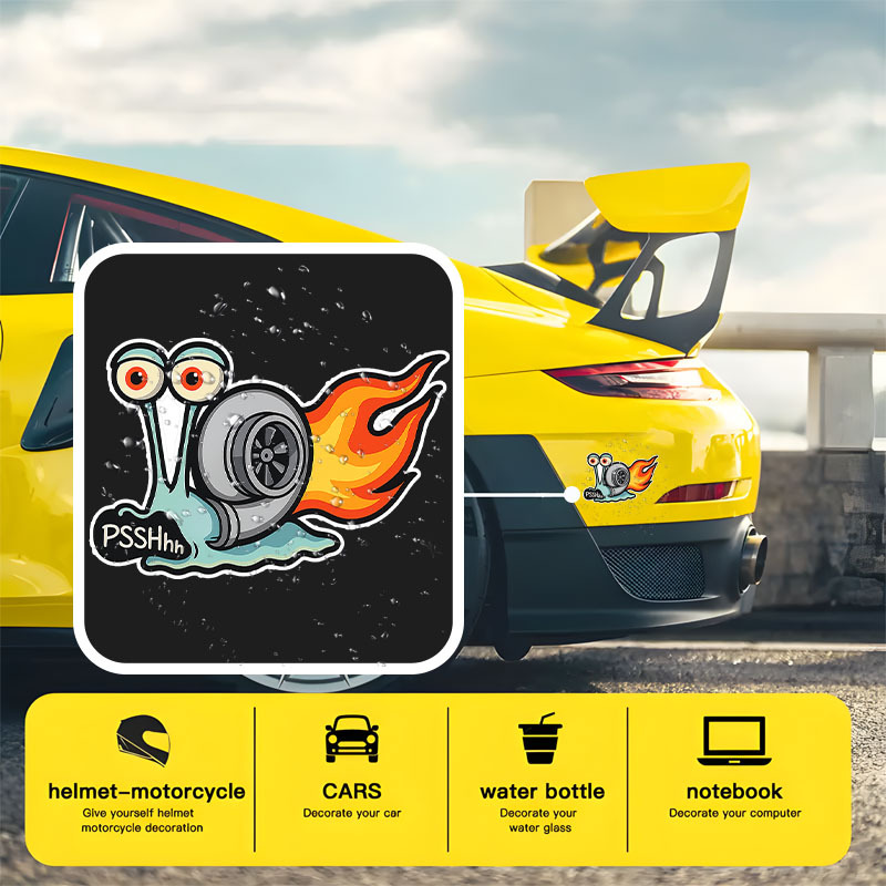 สติ๊กเกอร์ติดรถยนต์ Fun Turbo  - Car Accessories Sticker บทวิจารณ์และราคา