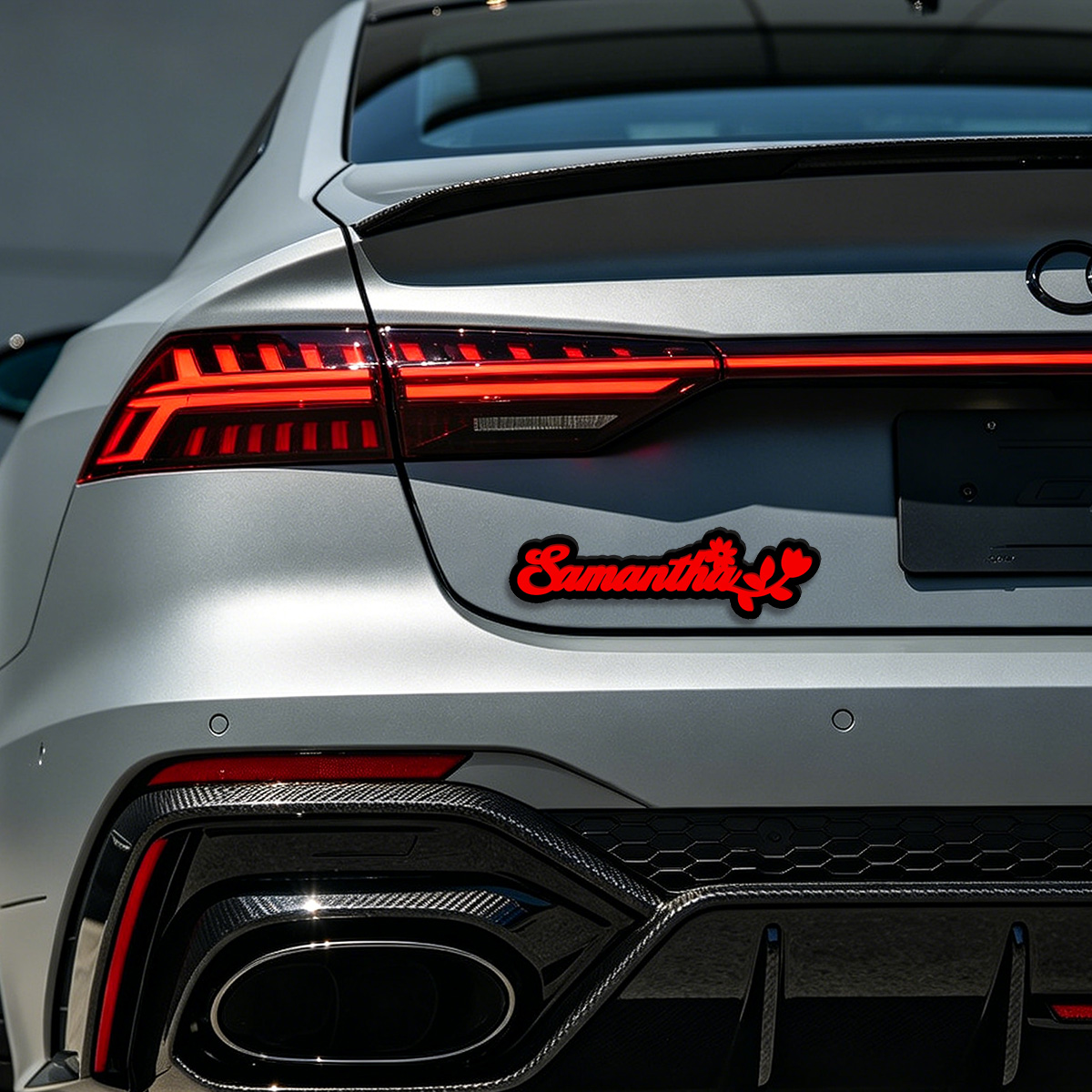 สติกเกอร์ติดรถยนต์ลายดอกไม้ กั - Car Accessories Sticker บทวิจารณ์และราคา