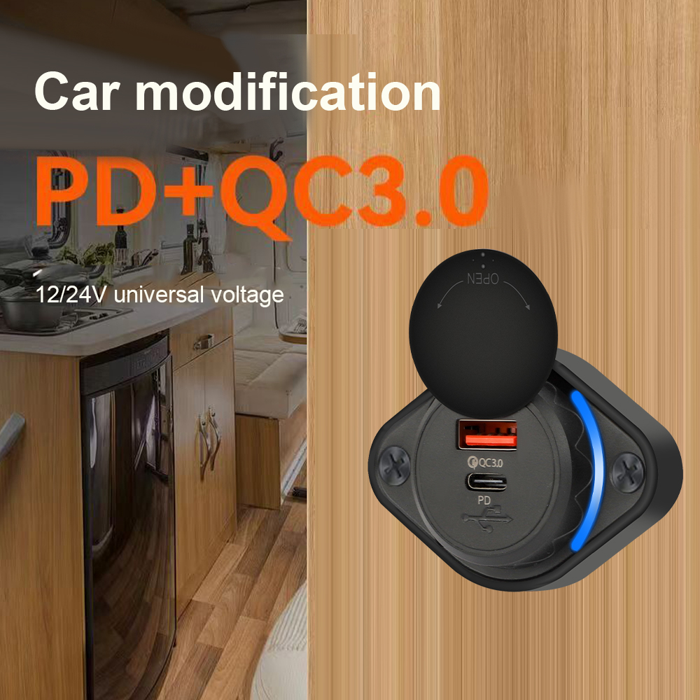 ZHIYU QC 3.0 เครื่องชาร์จ USB  - Car Accessories Qc บทวิจารณ์และราคา