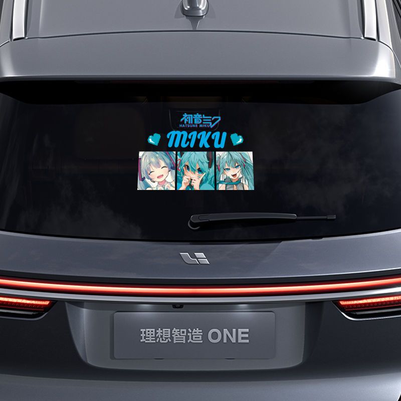 สติกเกอร์สะท้อนแสงลายอนิเมะ Ha - Car Accessories Sticker บทวิจารณ์และราคา