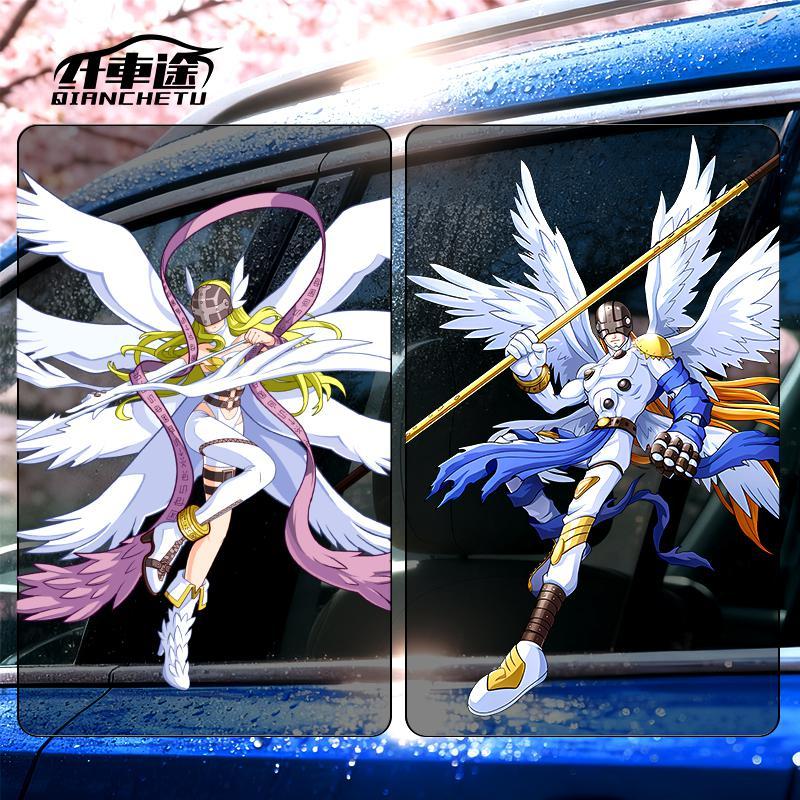 สติกเกอร์ติดรถดิจิมอนน่ารักแฟช - Car Accessories Sticker บทวิจารณ์และราคา