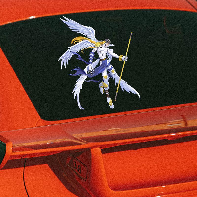 สติกเกอร์ติดรถดิจิมอนน่ารักแฟช - Car Accessories Sticker บทวิจารณ์และราคา