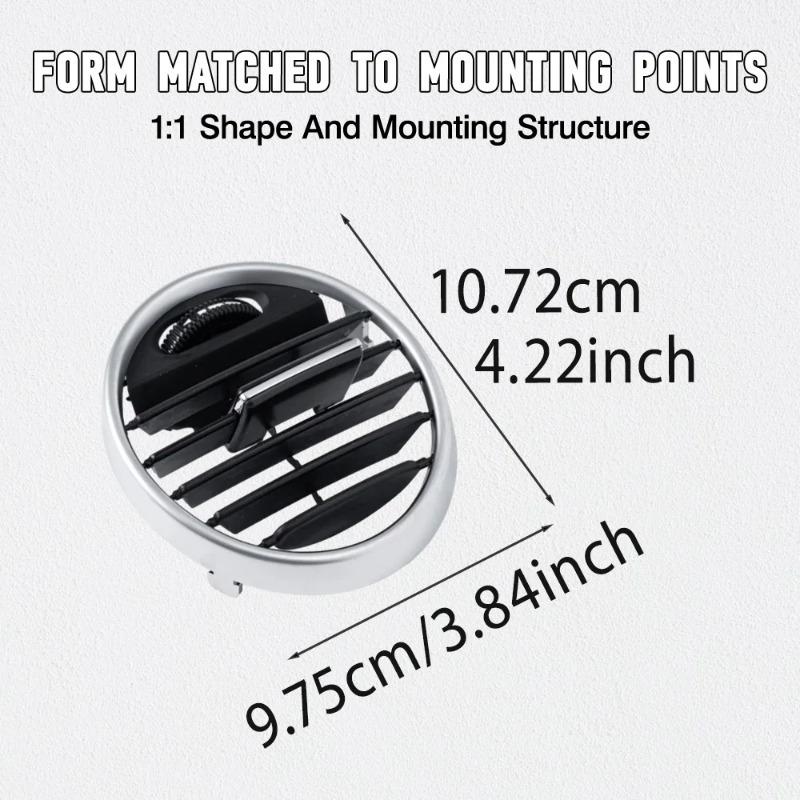แผงช่องระบายอากาศแอร์ซ้ายขวาบน - Car Accessories For Dashboard บทวิจารณ์และราคา