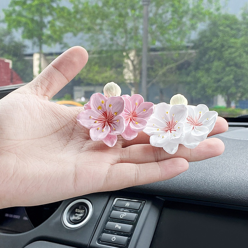 คลิปหนีบปรับอากาศรูปดอกไม้ 1 ช - Car Accessories Perfume บทวิจารณ์และราคา