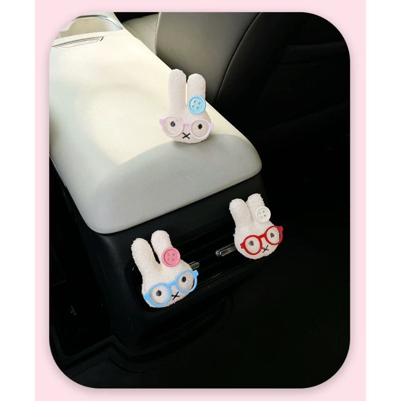 กระต่ายน่ารักใส่แว่นตา คลิปน้ำ - Car Accessories Perfume บทวิจารณ์และราคา