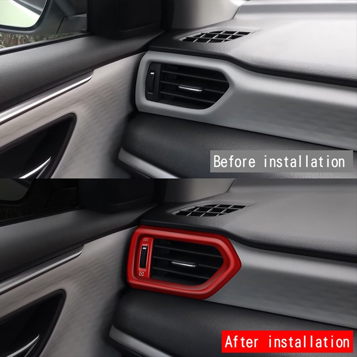 สติ๊กเกอร์ตกแต่งช่องแอร์คอนดิช - Car Accessories For Dashboard บทวิจารณ์และราคา