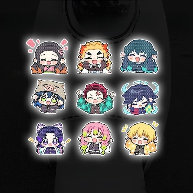 สติกเกอร์สะท้อนแสงลายการ์ตูนนั - Car Accessories Sticker บทวิจารณ์และราคา